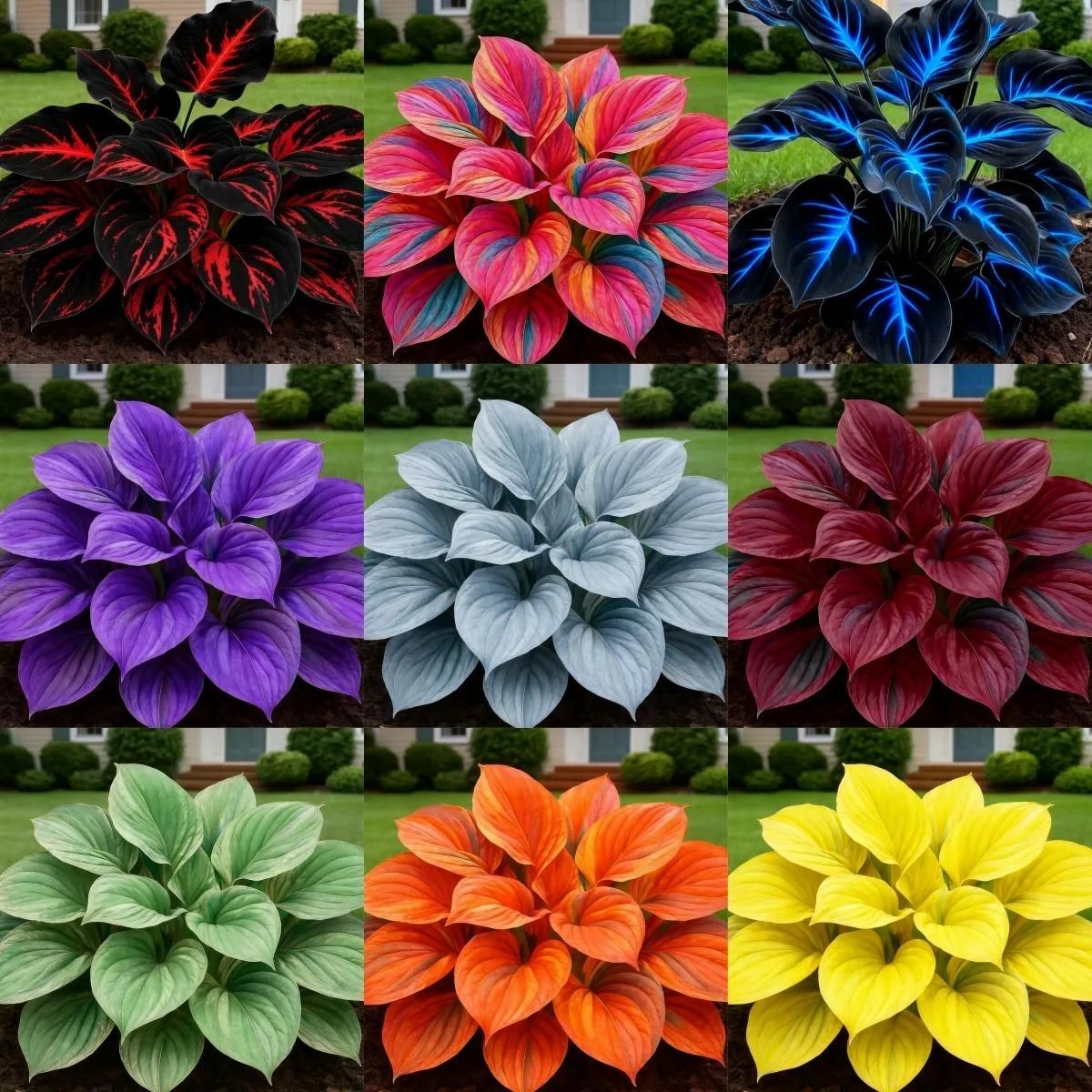 Blue Flame Hosta + Free 100g Organic Mix