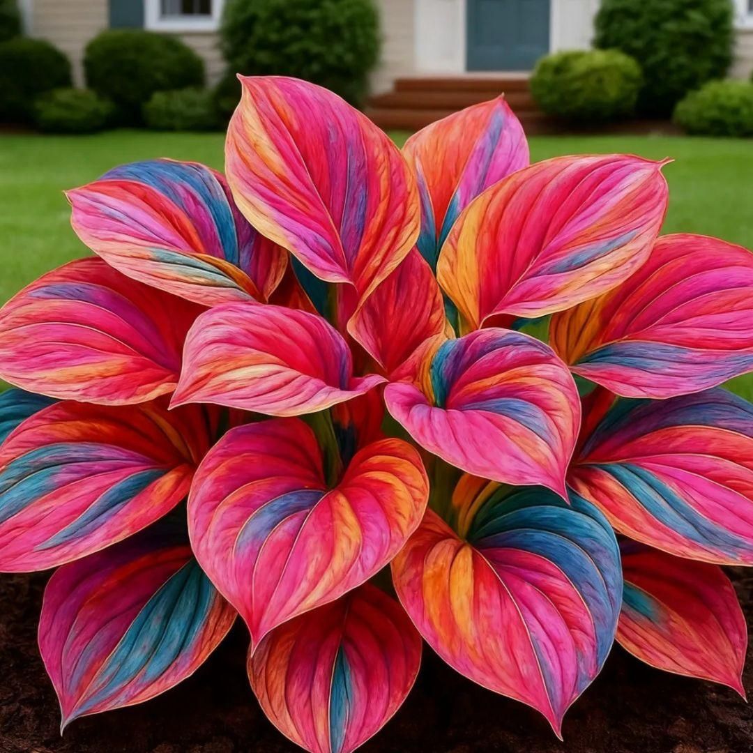 Multicolor Hosta Seeds+Free organic potmix