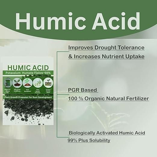 Humic Acid (Potassium Humate Flakes) – Plant Growth Booster