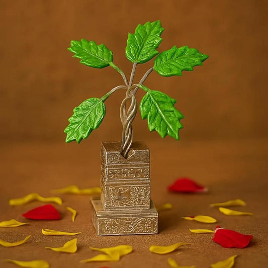 German Silver Plated Tulsi Plant  Showpieces