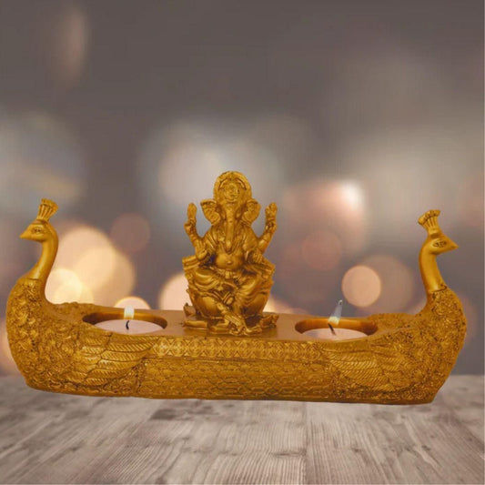 Golden Ganesha Deepak