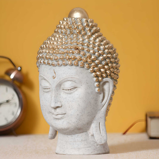 Serene Buddha Head Showpiece